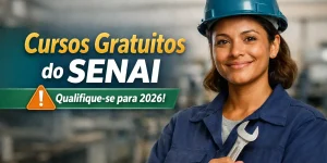 Lista de cursos SENAI 2026 presenciais e EAD gratuitos para qualificação profissional